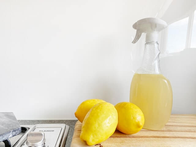 How to Deep Clean your House: A Beginner’s Guide Lime lemon vinegar mixture the feel good moments blog