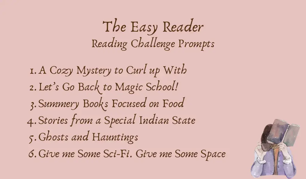 The Easy Reader Reading Challenge Prompts The Feel Good Moments Blog
