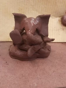 clay Ganapati murti