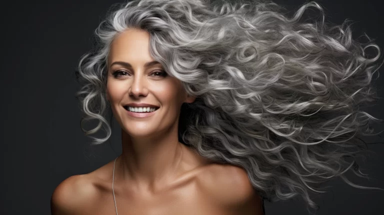 Grey Hair Look